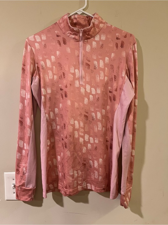 Eqestrians artisans Tops - Pink Patterned Long Sleeve Top